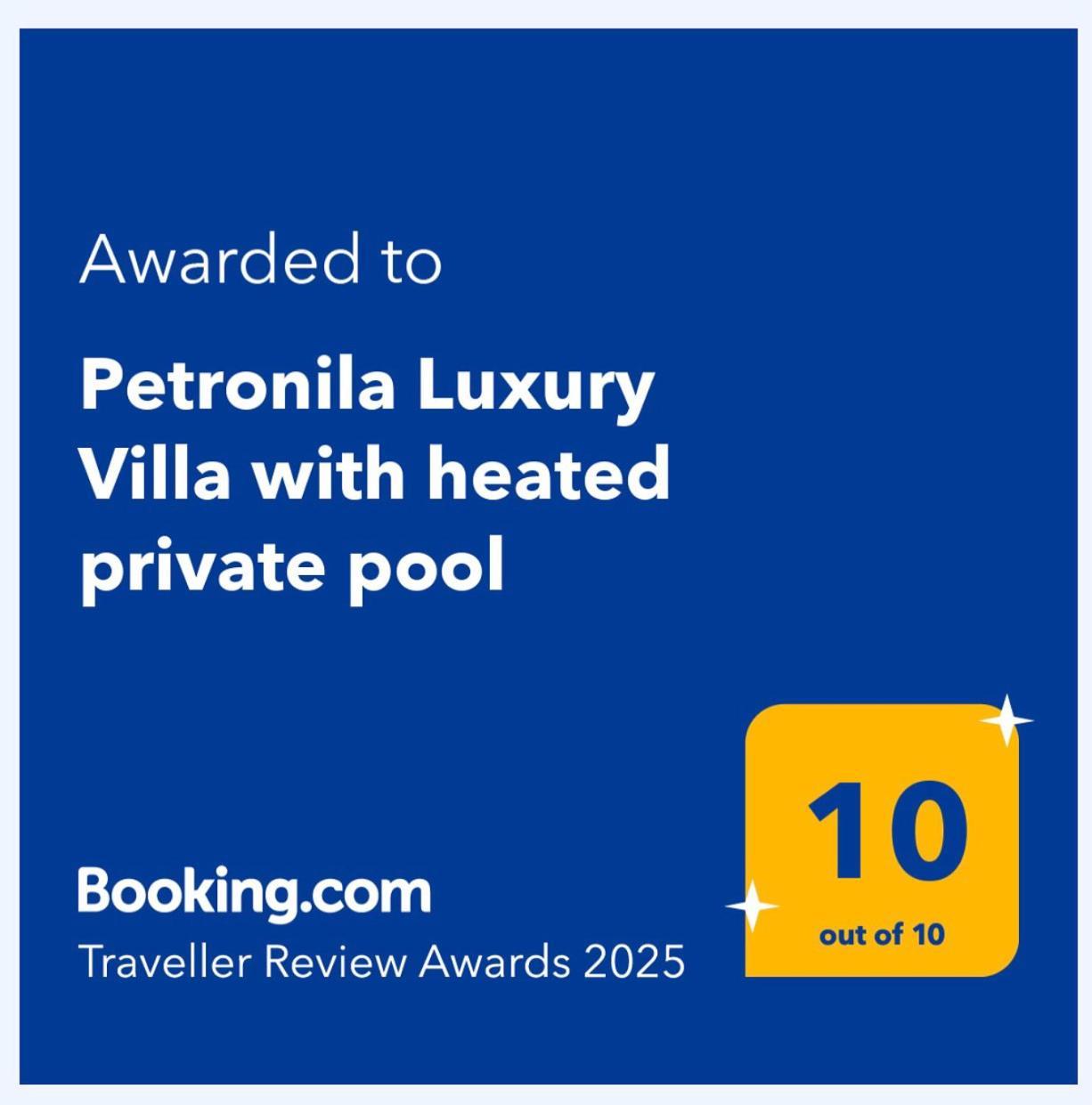 Petronila Luxury Villa With Heated Private Pool 基萨莫斯 外观 照片